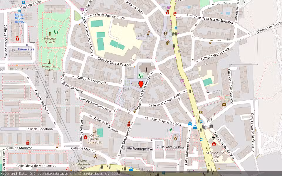 Mapa de Subasta Inmueble (Vivienda) en Fuenlabrada, Madrid