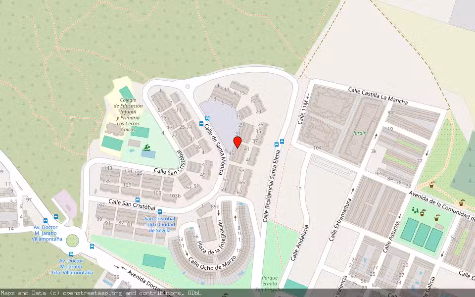 Mapa de Subasta Inmueble (Vivienda) en San Martín De La Vega, Madrid