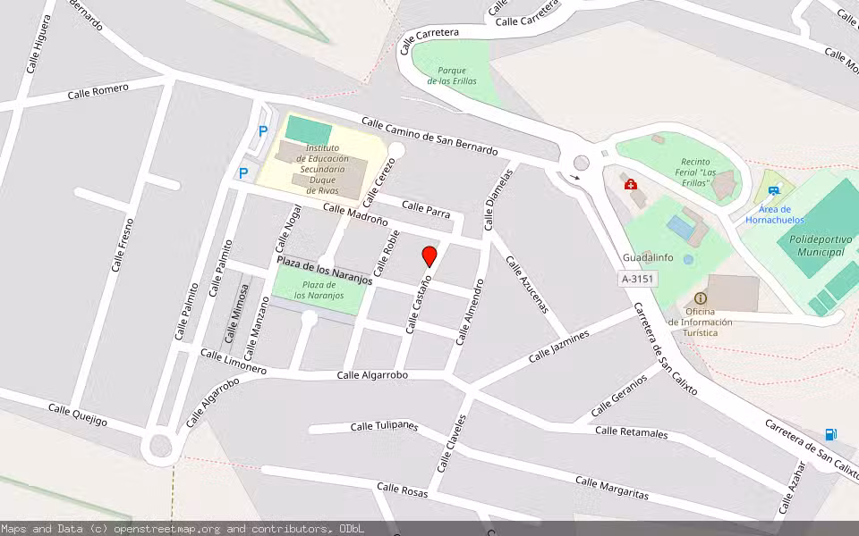 Mapa de Subasta Inmueble (Finca rústica) en Hornachuelos, Córdoba