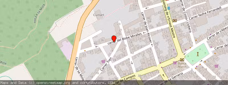 Mapa de Subasta de Inmueble (Local comercial) en Felanitx, Islas Baleares (Balears) 