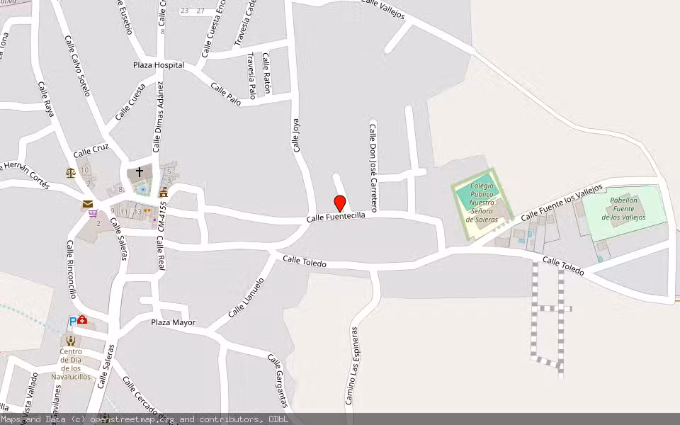 Mapa de Subasta Inmueble (Vivienda) en Los Navalucillos, Toledo