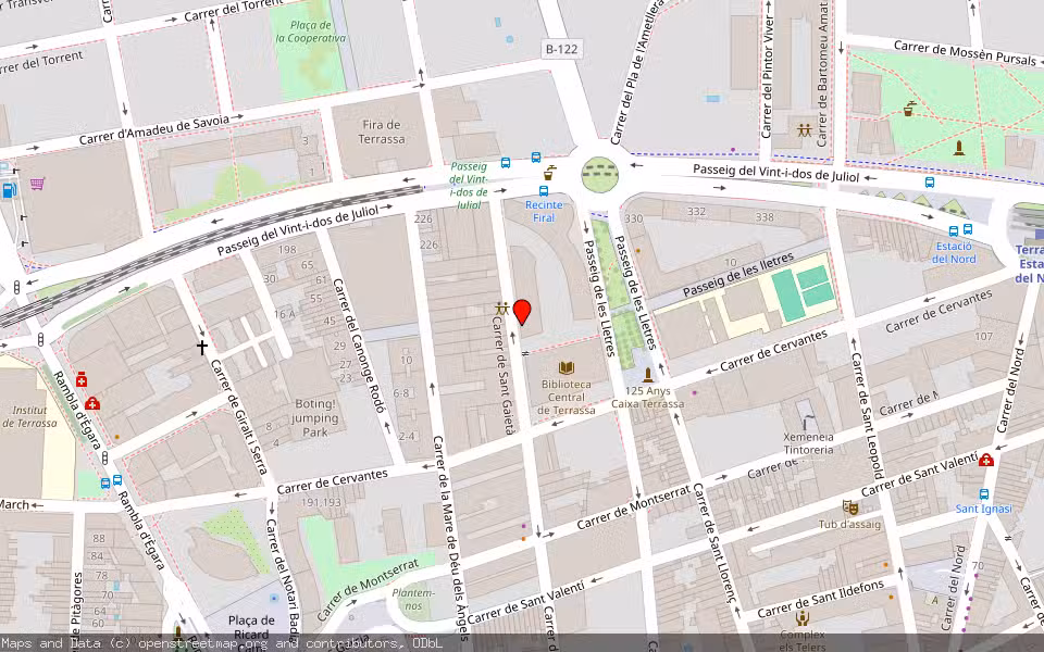 Mapa de Subasta Inmueble (Vivienda) en Terrassa, Barcelona