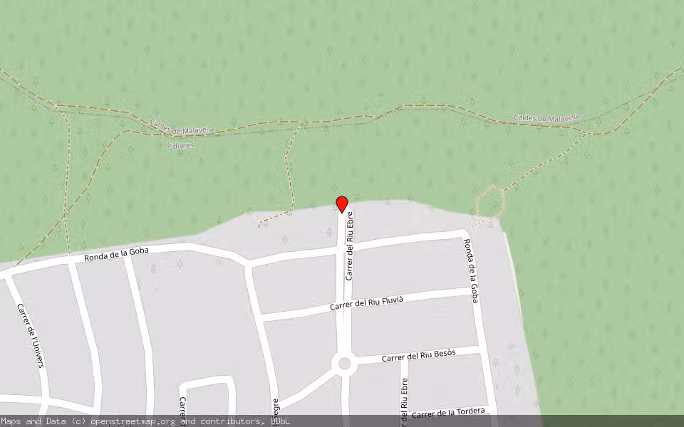 Mapa de Subasta Inmueble (Vivienda) en Vidreres, Girona