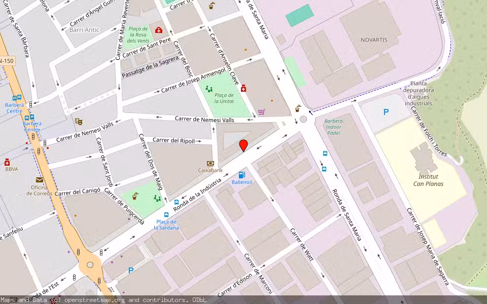 Mapa de Subasta Inmueble (Vivienda) en Barberà Del Vallès, Barcelona