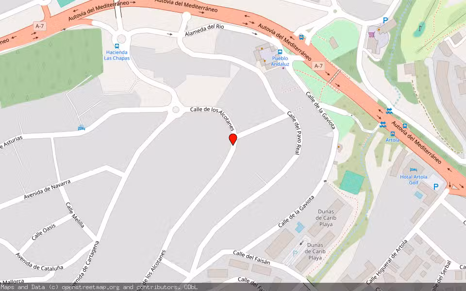 Mapa de Subasta Inmueble (Trastero) en Marbella, Málaga