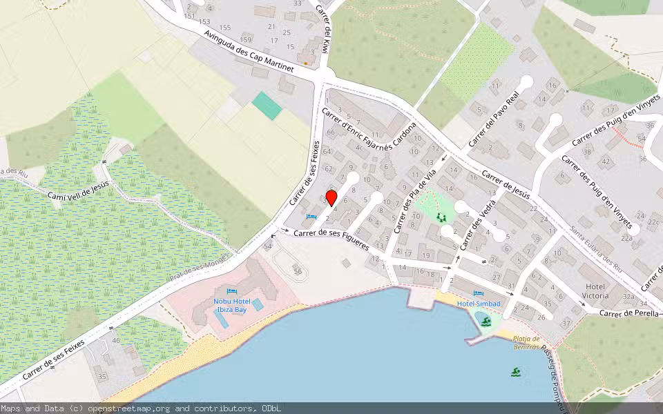 Mapa de Subasta Inmueble (Vivienda) en Ibiza, Illes Balears