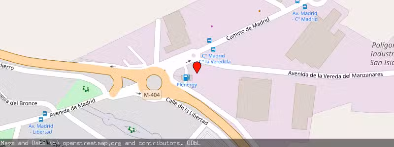 Mapa de Subasta de Inmueble (Vivienda) en El Alamo, Madrid 