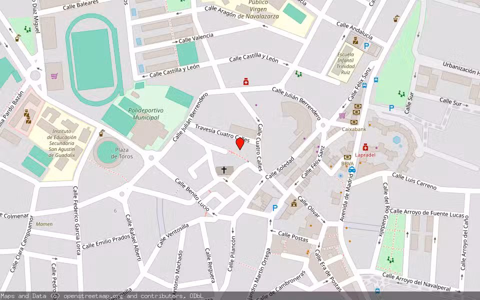 Mapa de Subasta Inmueble (Garaje) en San Agustín De Guadalix, Madrid