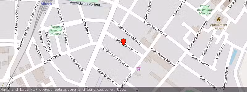 Mapa de Subasta de Inmueble (Vivienda) en Alberic, Valencia 