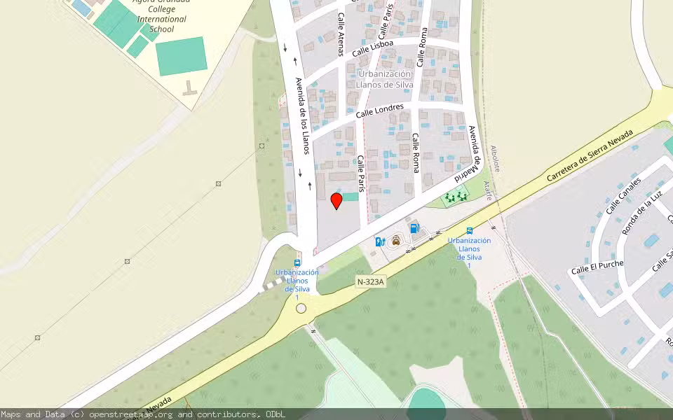 Mapa de Subasta Inmueble (Vivienda) en Atarfe, Granada