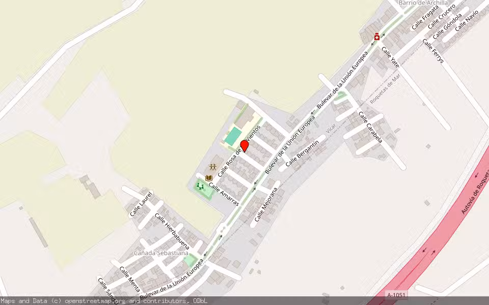 Mapa de Subasta Inmueble (Vivienda) en Vicar, Almería