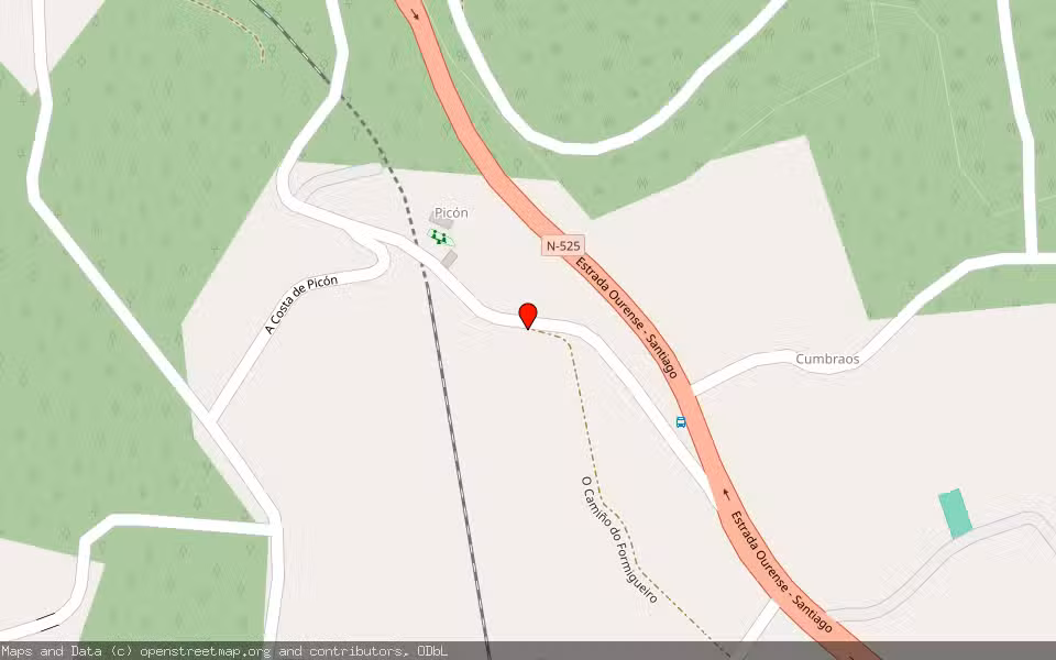 Mapa de Subasta Inmueble (Vivienda) en Santiago De Compostela, A Coruña