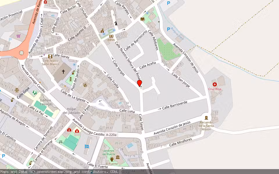 Mapa de Subasta Inmueble (Vivienda) en Almunia De Doña Godina (la), Zaragoza
