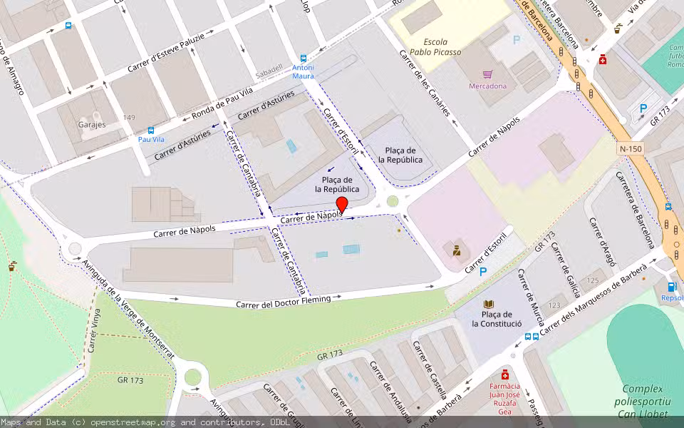 Mapa de Subasta Inmueble (Otros) en Barberà Del Vallès, Barcelona