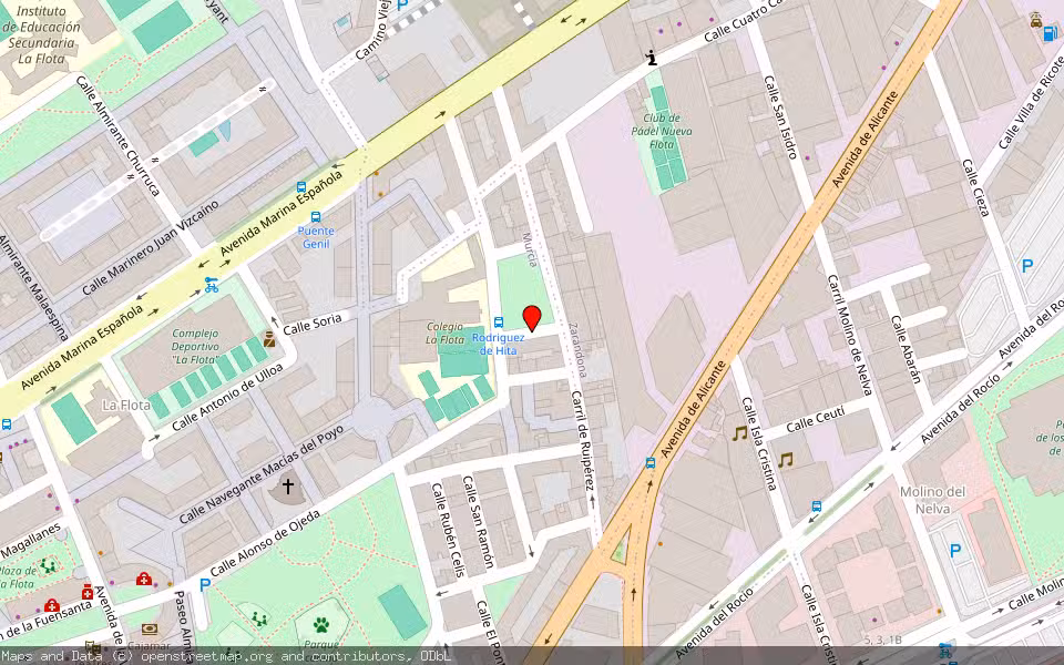 Mapa de Subasta Inmueble (Local comercial) en Murcia