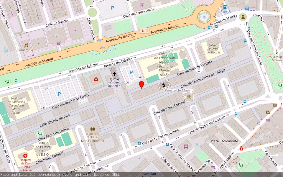 Mapa de Subasta Inmueble (Vivienda) en Alcala De Henares, Madrid