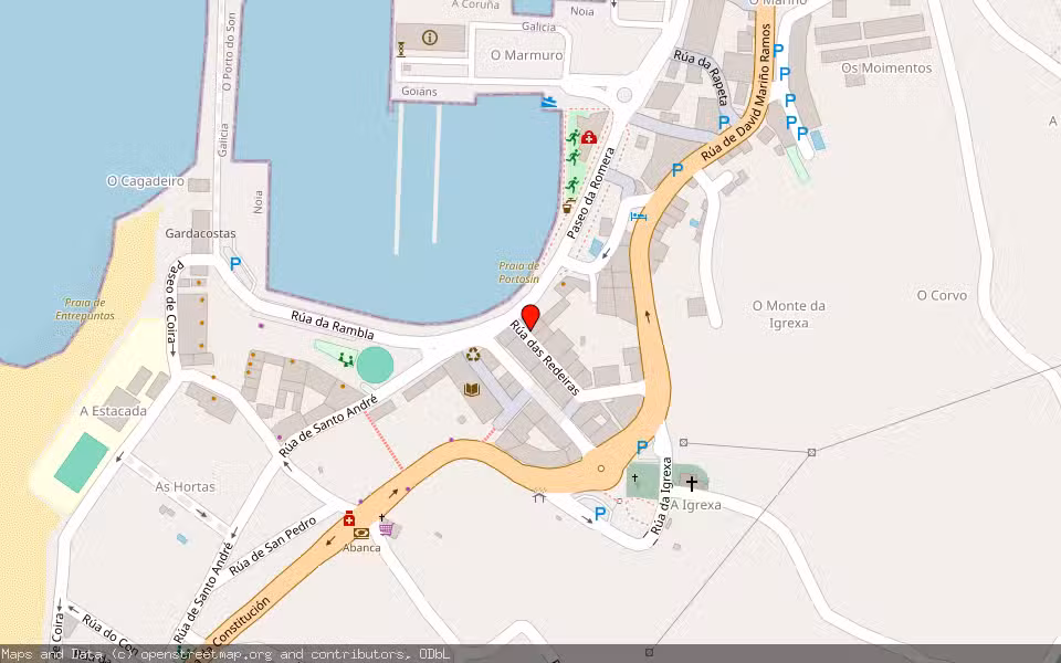 Mapa de Subasta Inmueble (Vivienda) en Porto Do Son, A Coruña