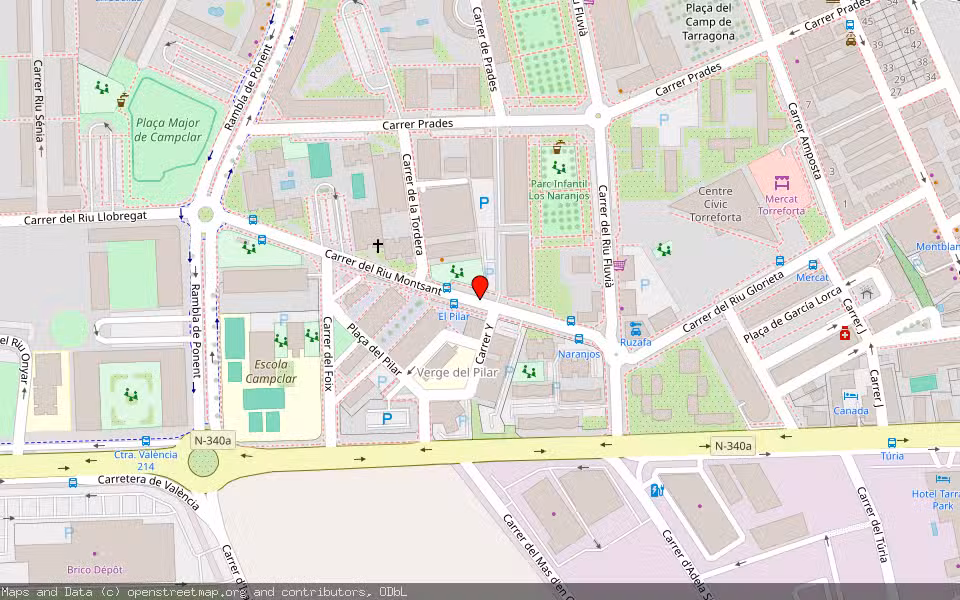 Mapa de Subasta Inmueble (Vivienda) en Tarragona