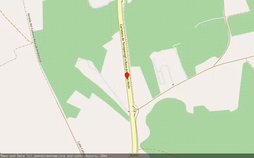 Mapa de Subasta Inmueble (Finca rústica) en Cuevas Campo, Granada