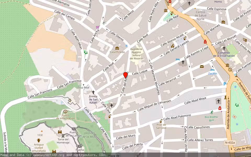 Mapa de Subasta Inmueble (Vivienda) en Alcalá La Real, Jaén