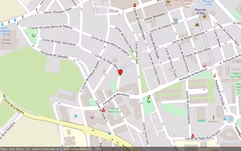 Mapa de Subasta Inmueble (Vivienda) en Santa Perpetua De Mogoda, Barcelona