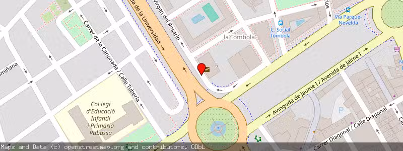 Mapa de Subasta de Inmueble (Vivienda) en Alicante, Alicante 