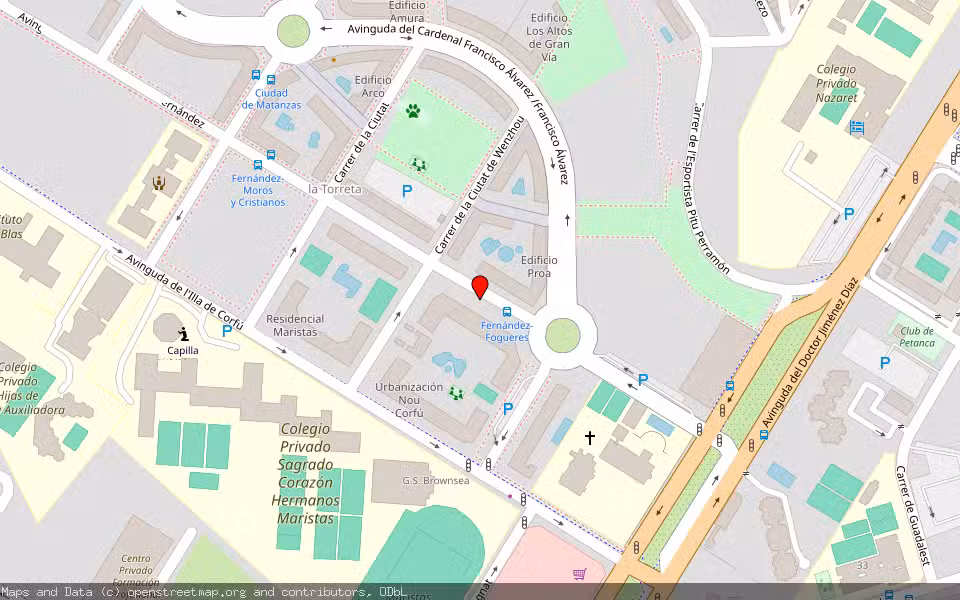 Mapa de Subasta Inmueble (Vivienda) en A, Alicante/Alacant
