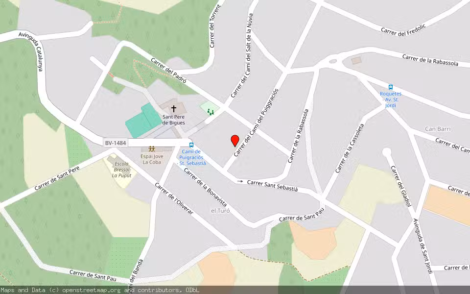 Mapa de Subasta Inmueble (Vivienda) en Bigues I Riells, Barcelona