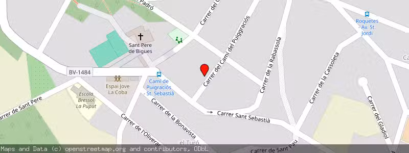 Mapa de Subasta de Inmueble (Vivienda) en Bigues I Riells, Barcelona 