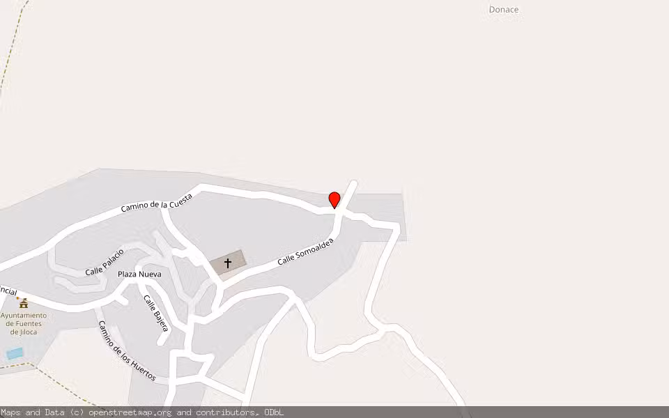 Mapa de Subasta Inmueble (Finca rústica) en Fuentes De Jiloca, Zaragoza