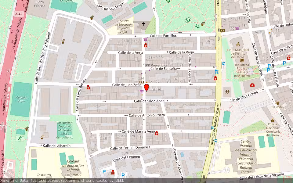 Mapa de Subasta Inmueble (Vivienda) en Madrid