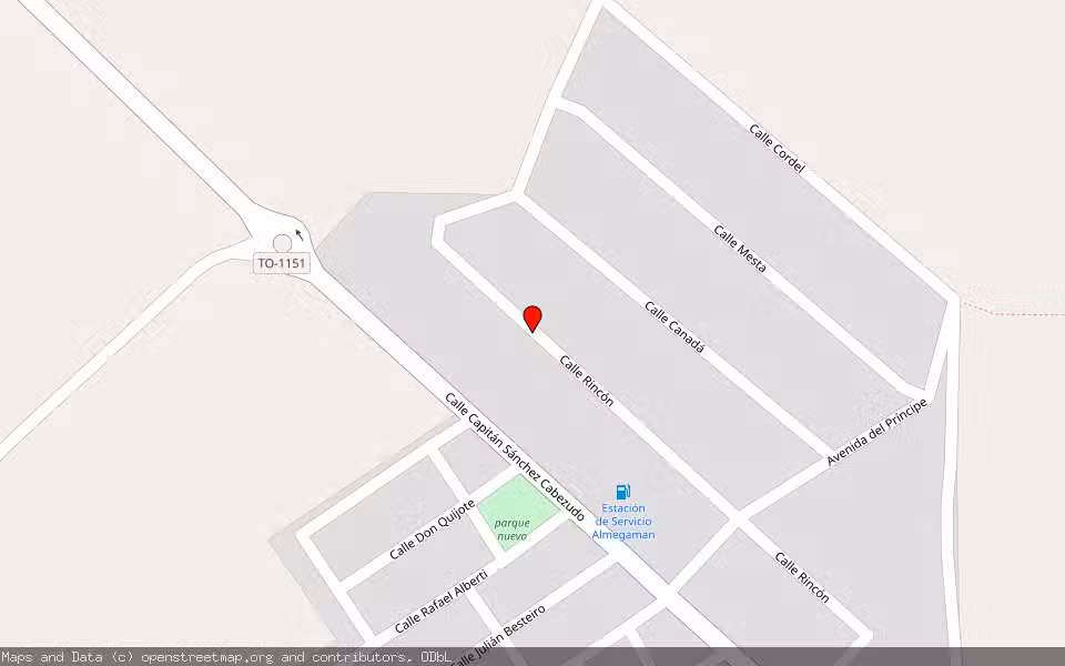 Mapa de Subasta Inmueble (Solar) en Malpica De Tajo, Toledo