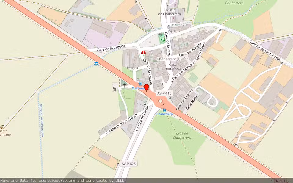 Mapa de Subasta Inmueble (Finca rústica) en Crespos, Ávila