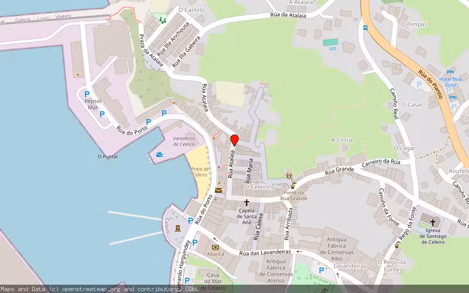 Mapa de Subasta Inmueble (Local comercial) en Viveiro, Lugo