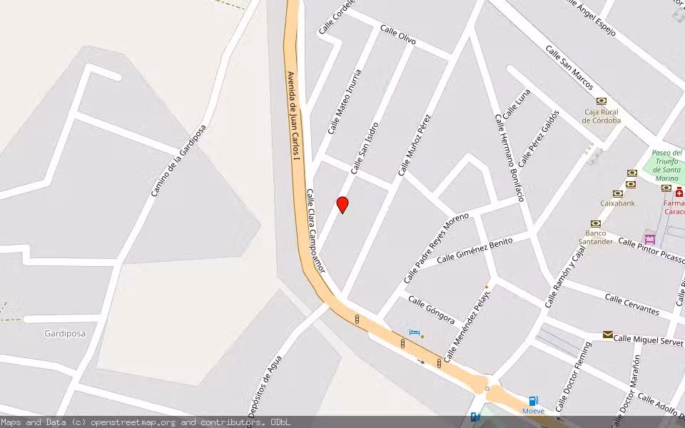 Mapa de Subasta Inmueble (Solar) en Fernán Núñez, Córdoba