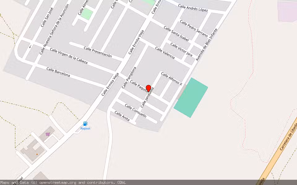 Mapa de Subasta Inmueble (Vivienda) en Jodar, Jaén