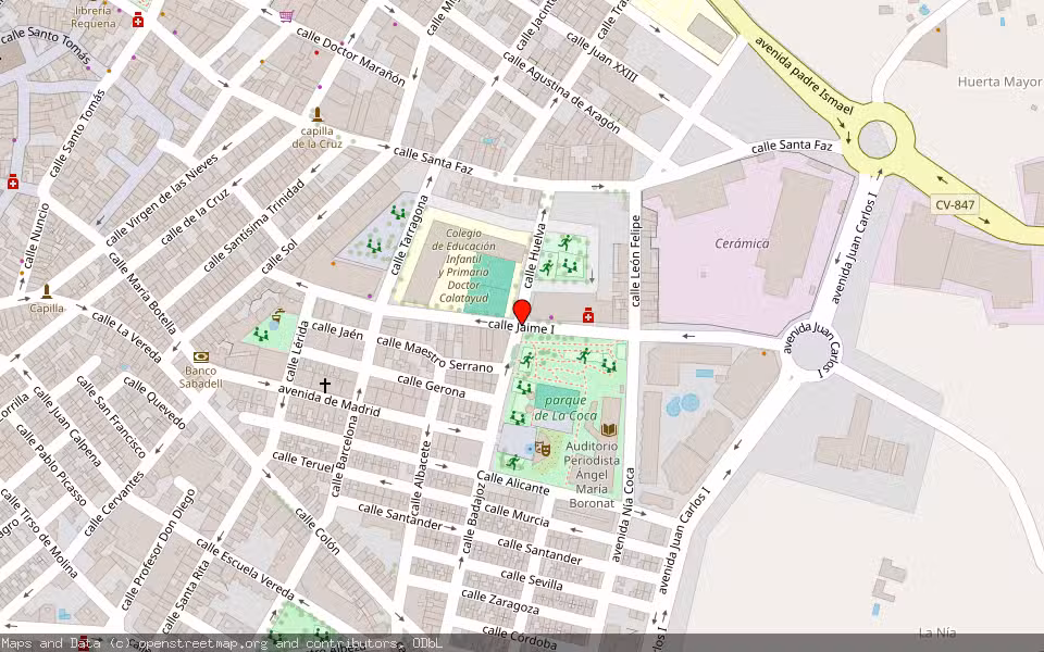 Mapa de Subasta Inmueble (Garaje) en Aspe, Alicante/Alacant