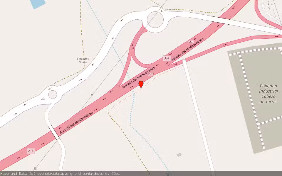 Mapa de Subasta Inmueble (Finca rústica) en Murcia
