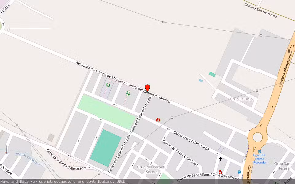 Mapa de Subasta Inmueble (Finca rústica) en Castellon De La Plana, Castellón/Castelló