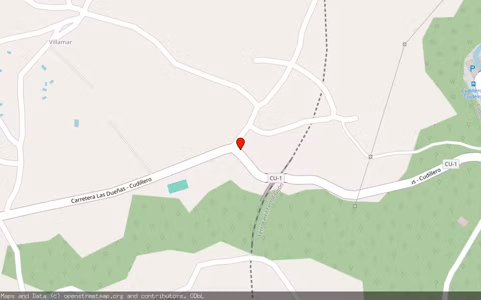 Mapa de Subasta Inmueble (Vivienda) en Cudillero, Asturias