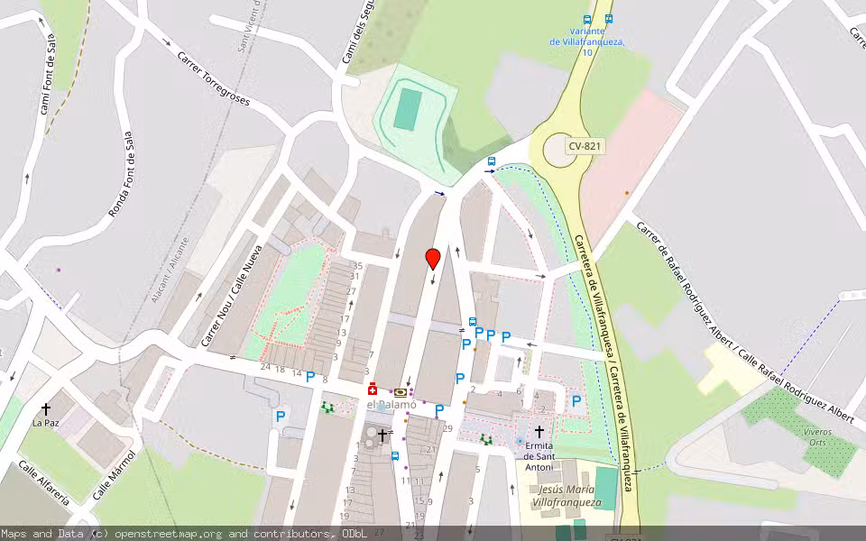 Mapa de Subasta Inmueble (Garaje) en Alacant/alicante, Alicante/Alacant