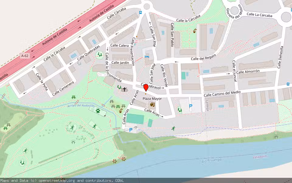 Mapa de Subasta Inmueble (Vivienda) en Arroyo De La Encomienda, Valladolid