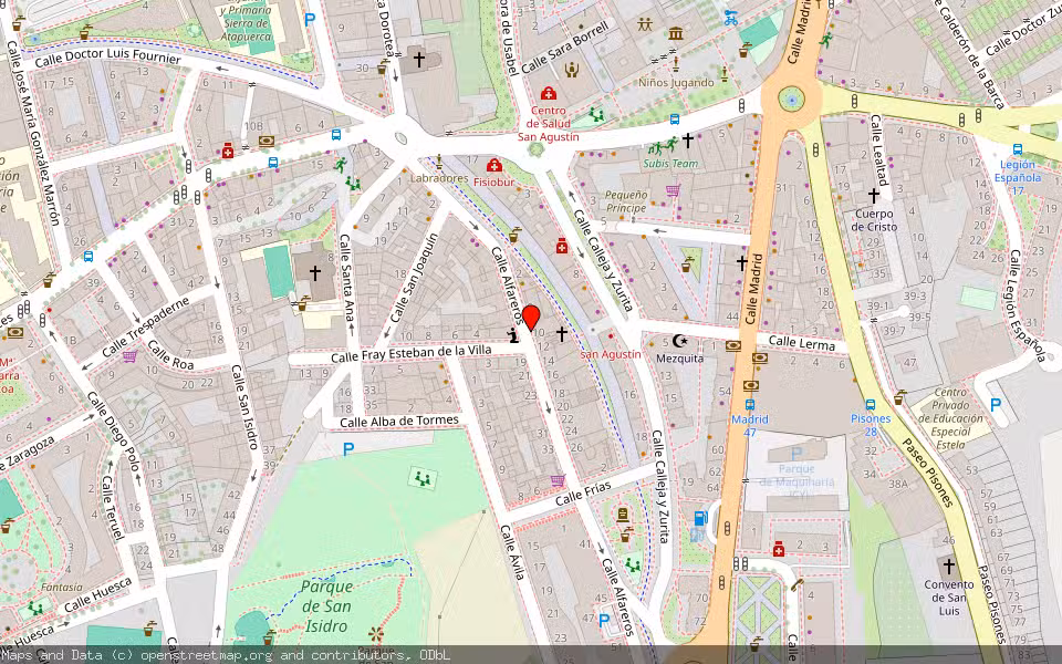Mapa de Subasta Inmueble (Vivienda) en Burgos