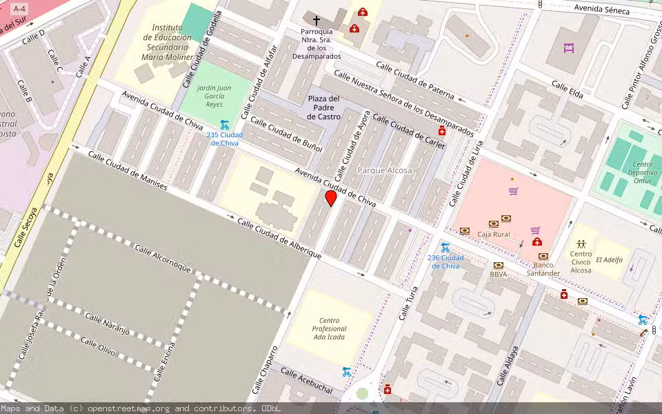 Mapa de Subasta Inmueble (Vivienda) en Sevilla