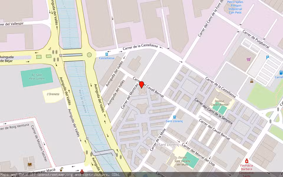 Mapa de Subasta Inmueble (Vivienda) en Terrassa, Barcelona