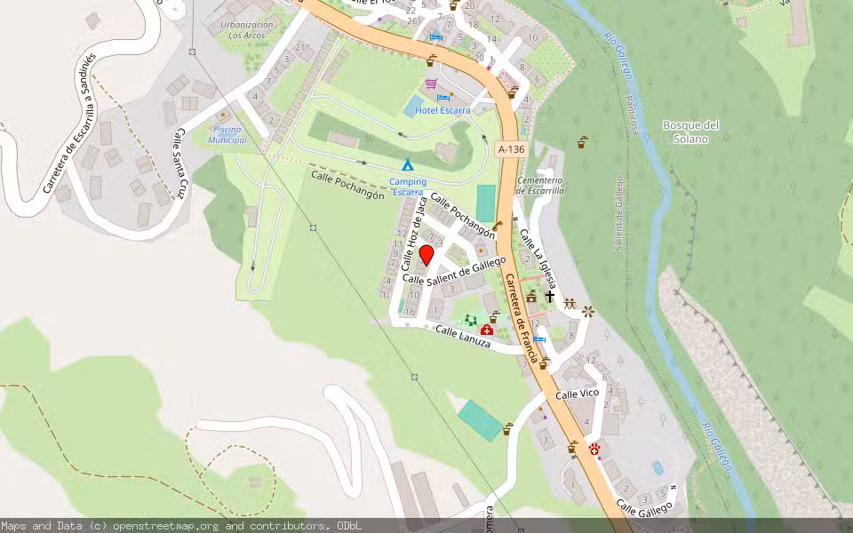 Mapa de Subasta Inmueble (Solar) en Panticosa, Huesca