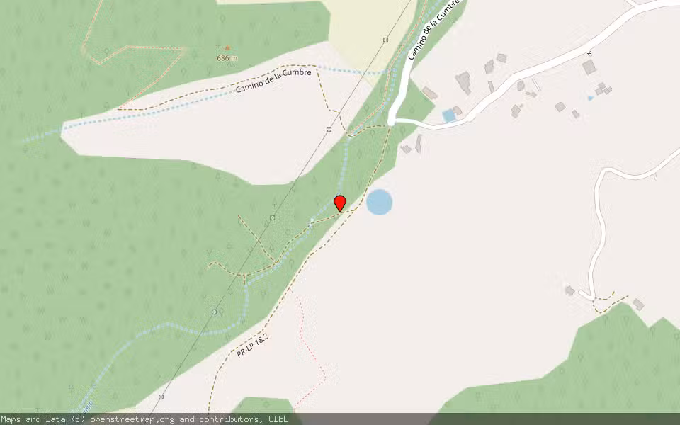 Mapa de Subasta Inmueble (Finca rústica) en Breña Alta, Santa Cruz de Tenerife