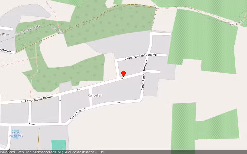 Mapa de Subasta Inmueble (Solar) en Santa Oliva, Tarragona