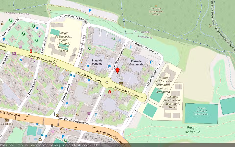 Mapa de Subasta Inmueble (Vivienda) en Fuenlabrada, Madrid