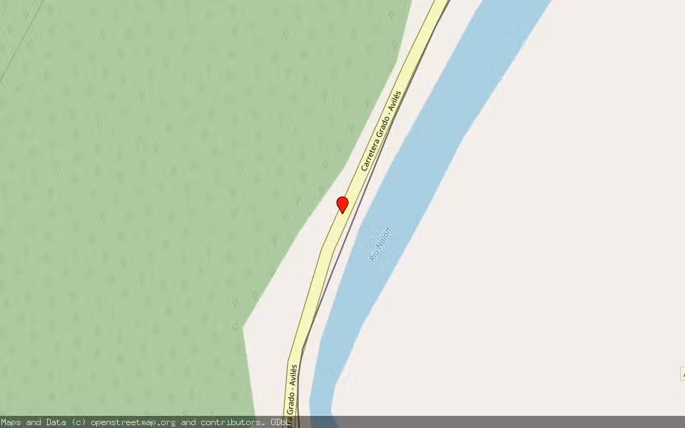 Mapa de Subasta Inmueble (Finca rústica) en Candamo, Asturias